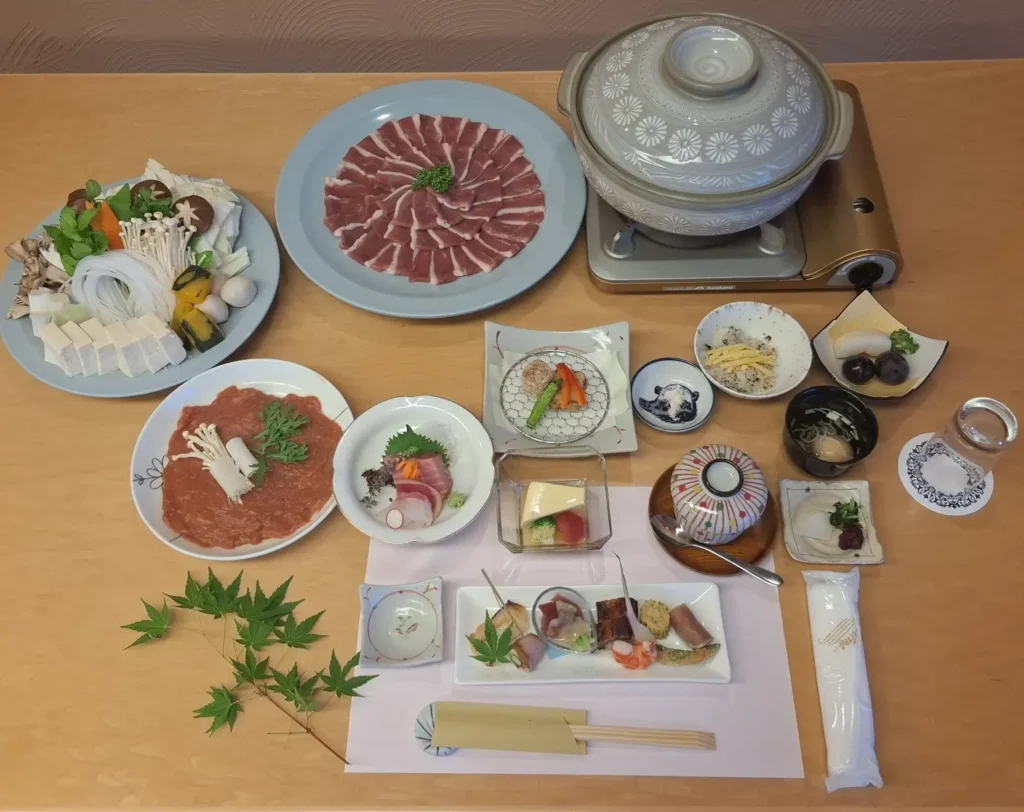 本郷クラブ 鴨鍋写真1