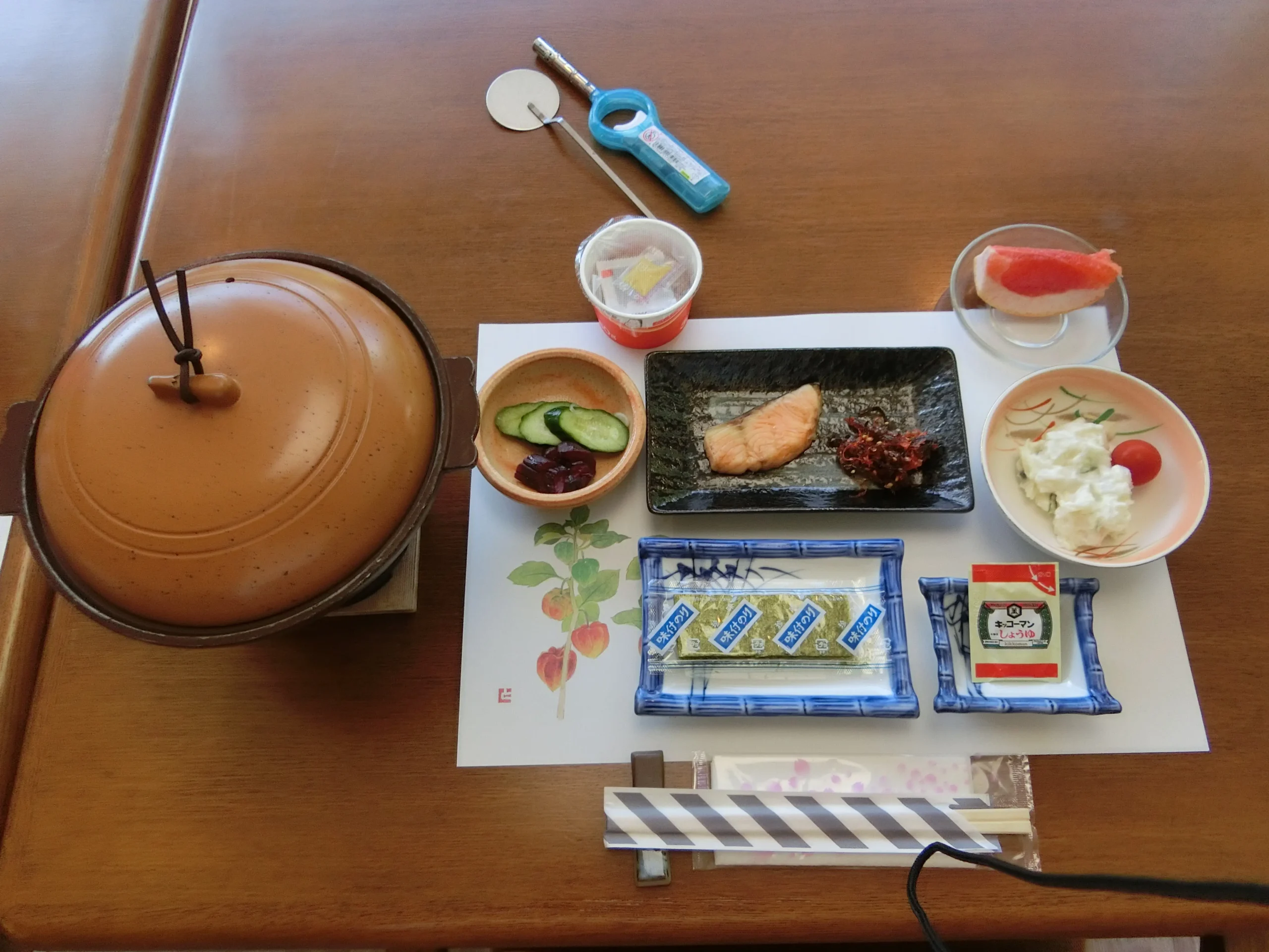 白河_朝食