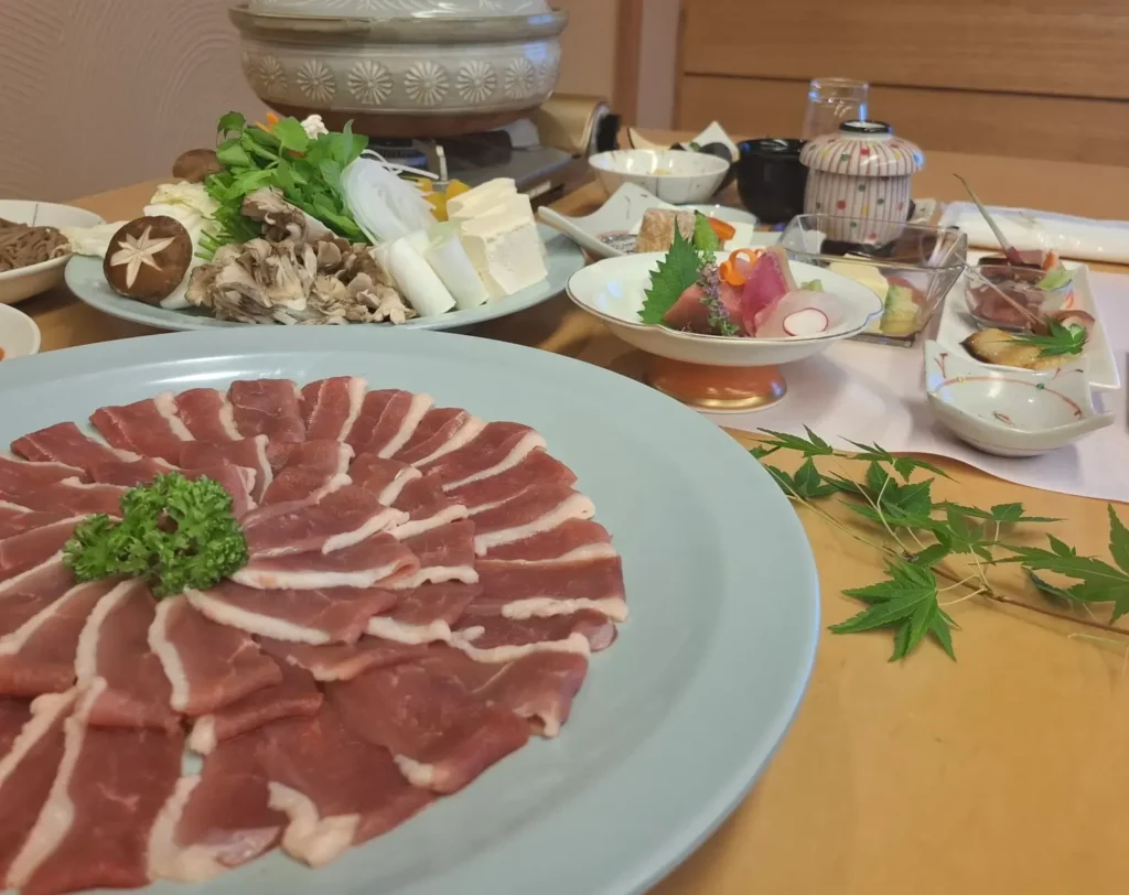 本郷クラブ 鴨鍋写真2