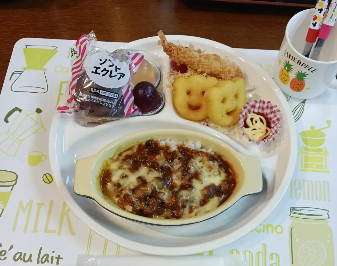 白河_子供夕食