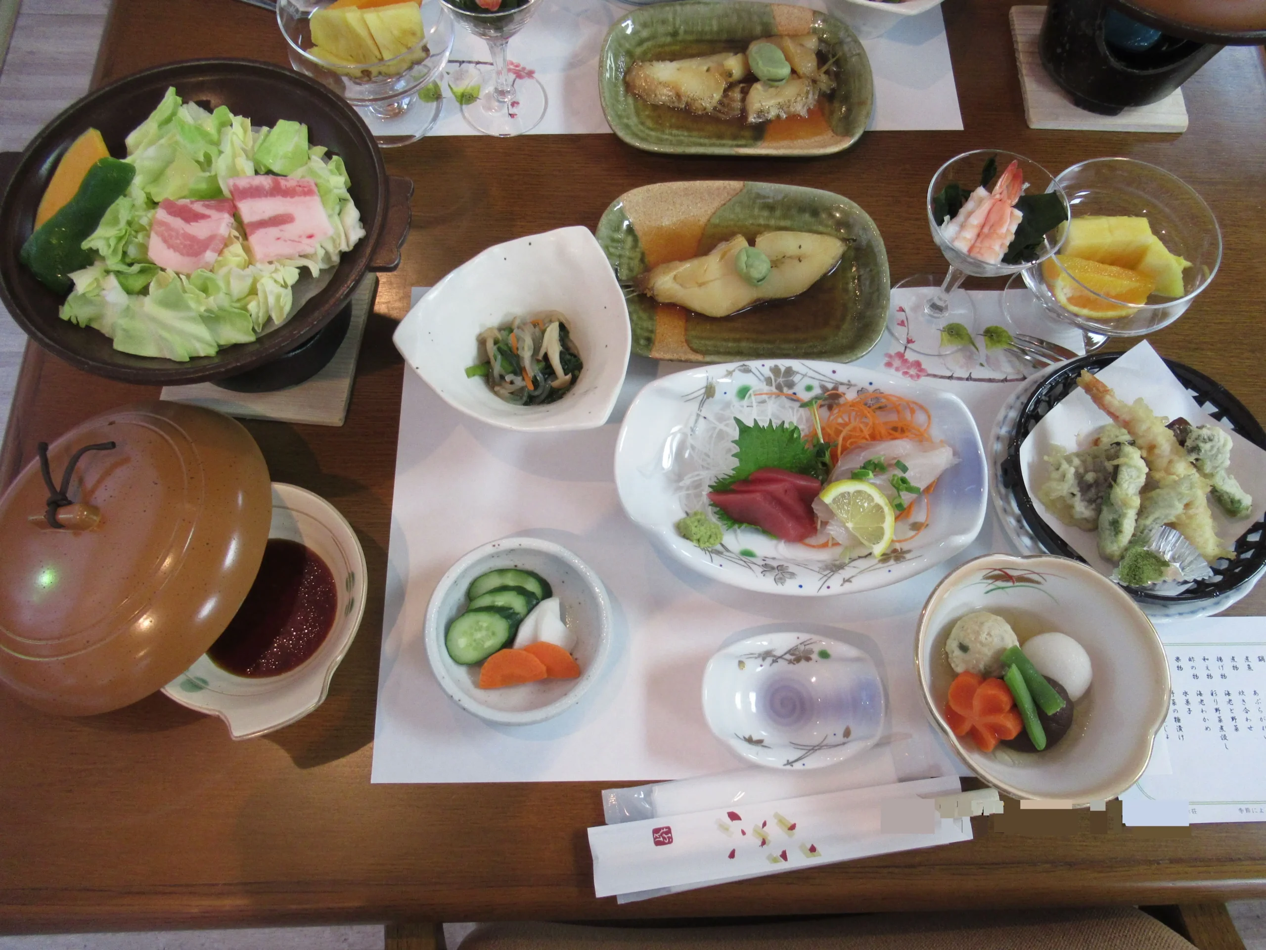白河_夕食